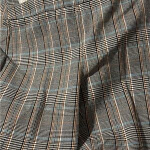 Plaid Patterned Pants